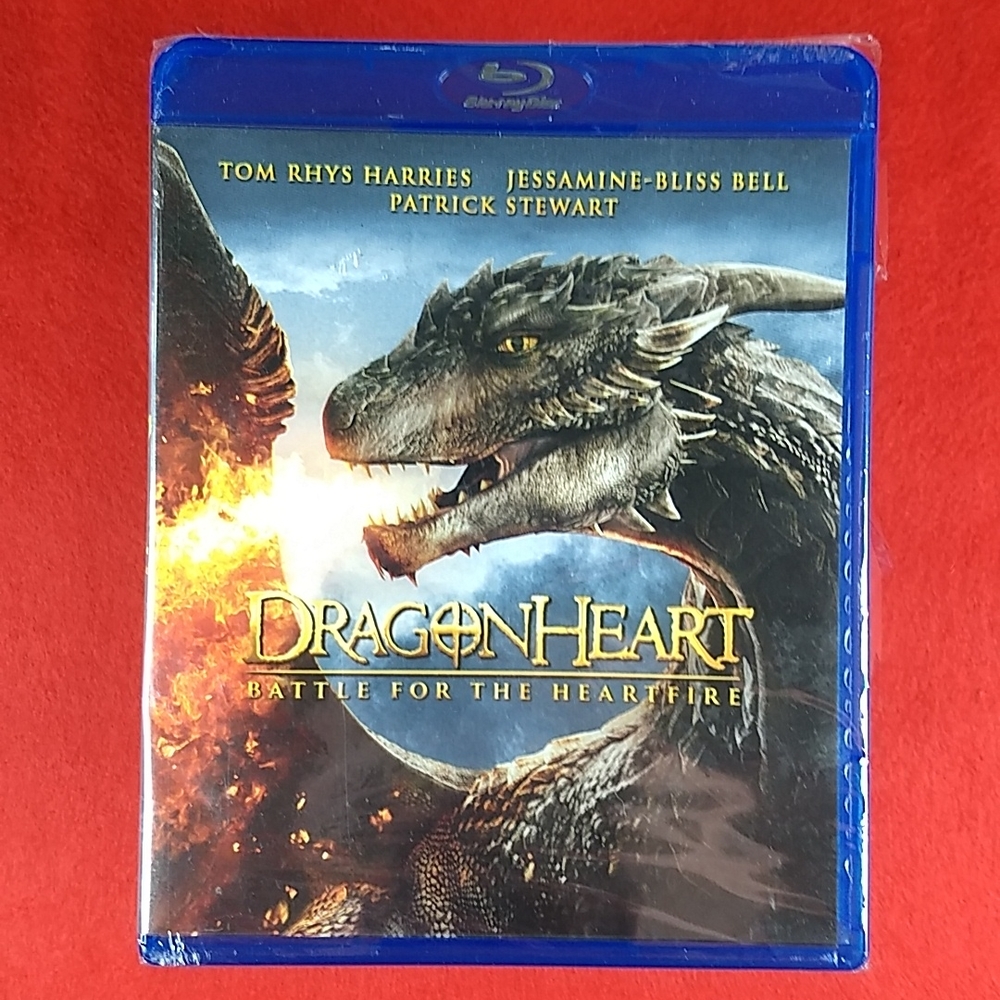 Dragon Heart: Battle for the Heartfire Blu Ray, Factory Sealed, Patrick Stewart